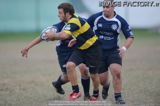 2012-10-14 Rugby Union Milano-Rugby Grande Milano 1606